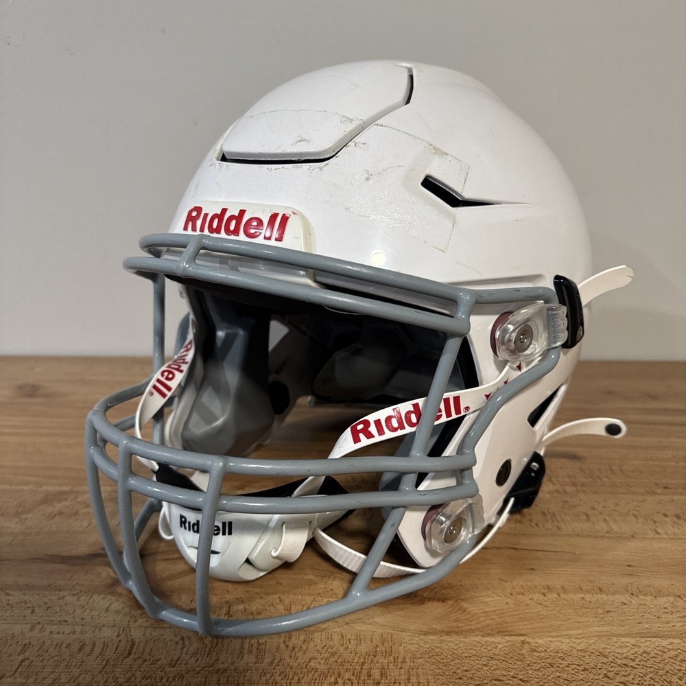 Riddell Speed Flex Football Helmet White Size Youth Large 2022 - 10 Year Life